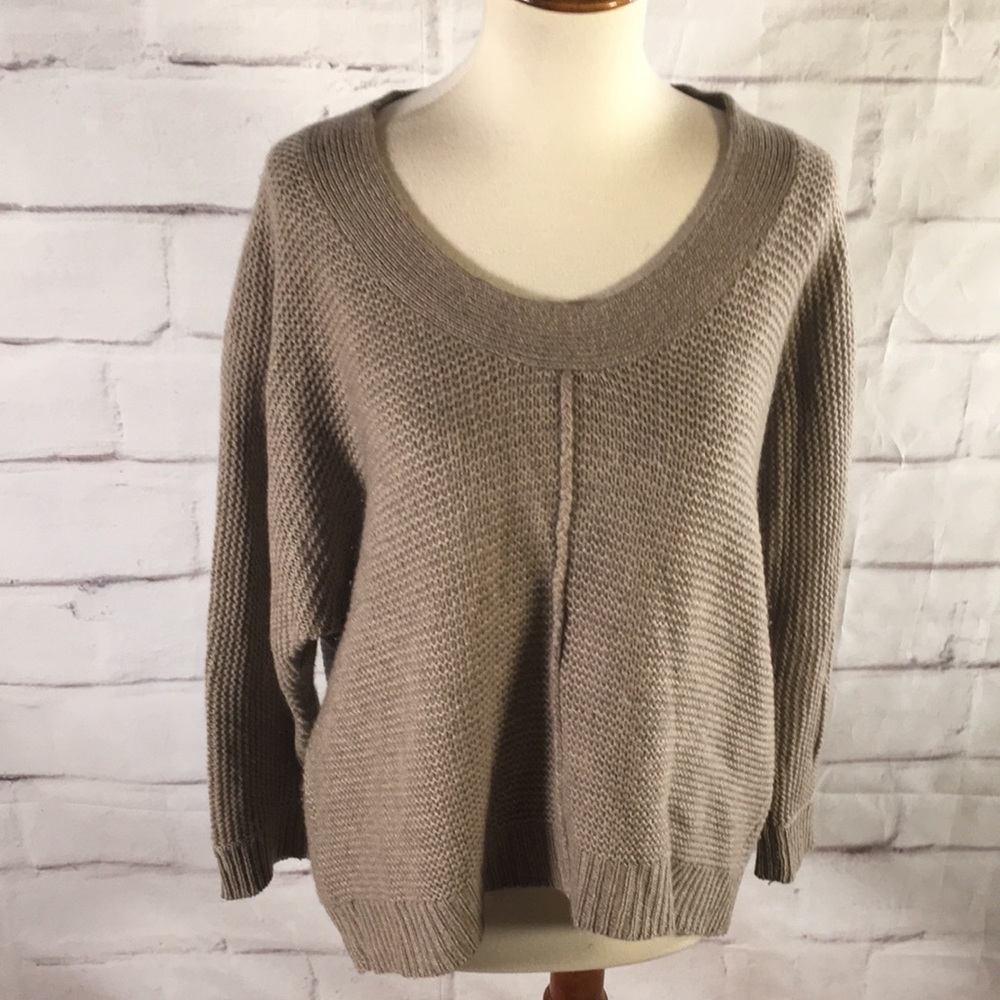 Macy's Quo-ta-tion Cashmere Honeycomb Pullover Sweater